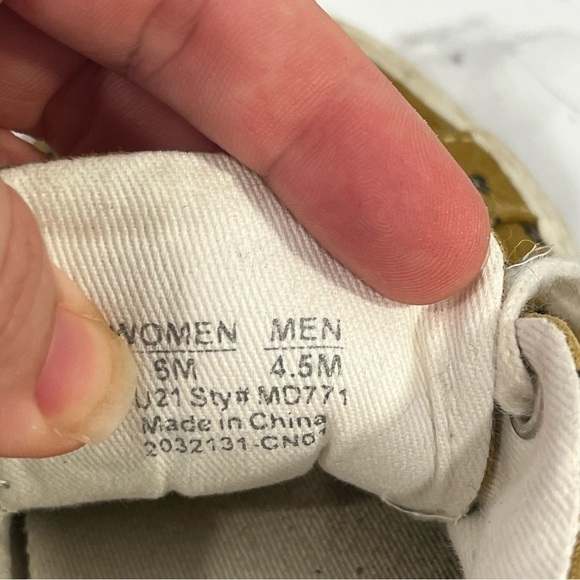 Madewell Sidewalk Low-Top Sneakers in Mini Leopard (Re)sourced Canvas size 6 - Picture 10 of 12